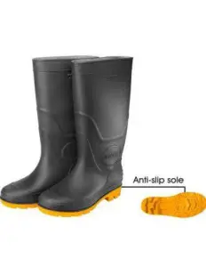Bottes PVC noires Taille 40 – SSH092LYB.40 INGCO MAROC