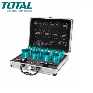 Ensemble de scie cloche bimétallique 12 pièces – Total Outillage TACSH1121
