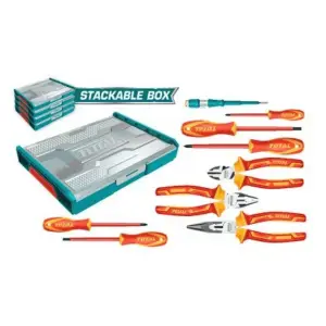 ENSEMBLE D’OUTILS À MAIN ISOLÉS 9 PIÈCES – Total Outillage THKTV02H091