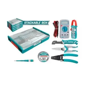 ENSEMBLE D’OUTILS DE TÉLÉCOM 7 PIÈCES – Total Outillage THKTV02T071