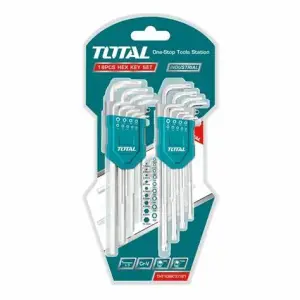 Jeu de clés Hexagonales & Torx 18 Pièces – Total Outillage THT06KT0181