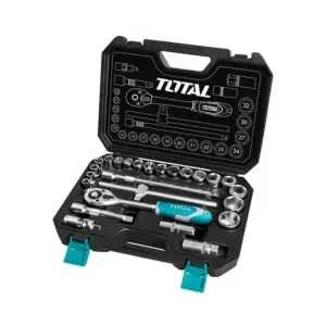 Jeu de 25 douilles 1/2 – Total Outillage THT121251