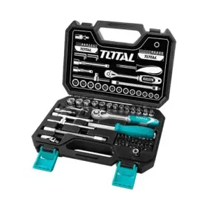 Jeu de 45 douilles 1/4 – Total Outillage THT141451