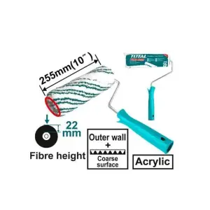 Brosse cylindrique Paroi extérieur 10 » / 255MM – Total Outillage THT85101