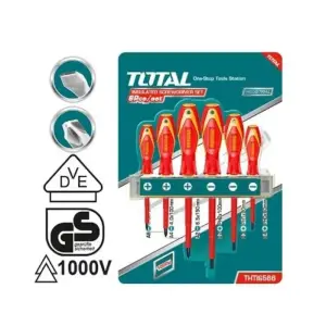 JEU DE 6 TOURNEVIS ISOLÉS – Total Outillage THTIS566