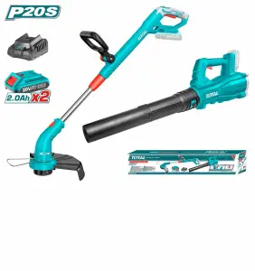 Coupe-herbe et souffleur Li-ion – Total Outillage TOSLI23024