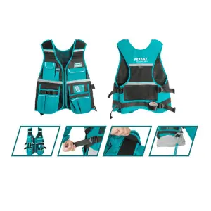 Gilet à outils – Total Outillage TTVT1601