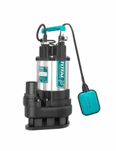Pompe submersible pour eaux usées 13m – Total Outillage TWP775016