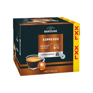 100 Capsules de Café Espresso en Aluminium