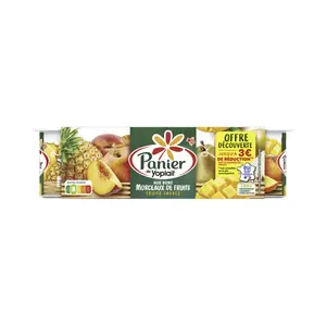Yoplait Panier Fruits Jaunes 8x125g