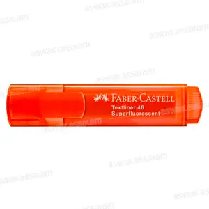 SURLIGNEUR TRANSPARENT ORANGE FABER-CASTELL