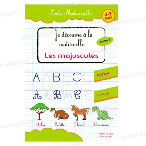 MON GRAND CAHIER D'ECRITURE – LES MAJUSCULES