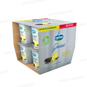 YAOURT JNANE VANILLE 8*110G PACK CHERGUI