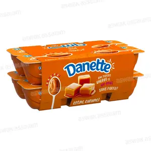 CREME DESSERT DANETTE CARAMEL 12*80G PACK DANONE