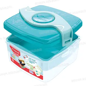 BOITE A GOUTER TURQUOISE MAPED