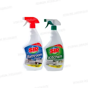 LOT DE 2 NETTOYANTS ANTIBACTERIENS CUISINE + SALLE DE BAIN 750ML SIR