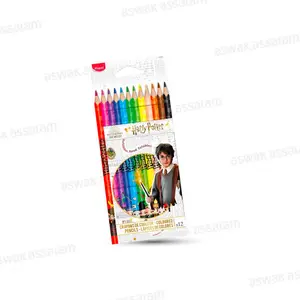 12 CRAYONS DE COULEUR HARRY POTTER MAPED