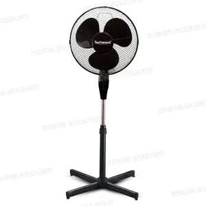 VENTILATEUR SUR PIED 40W 40CM NOIR TVE-439 TECHWOOD