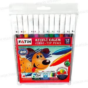 12 FEUTRES DE COULEUR FATIH