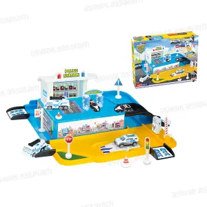 GARAGE POLICE AVEC STATION DE LAVAGE ET ACCESSOIRES