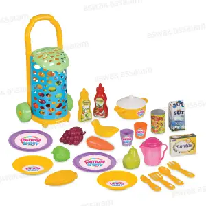 CHARIOT DINETTE AVEC ACCESSOIRES POUR ENFANT