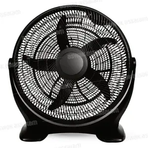 VENTILATEUR DE TABLE NOIR TS-F2002 TECHNOSUISS