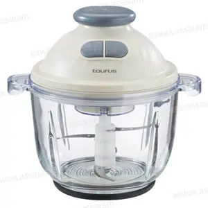 MINI HACHOIR BOL EN VERRE 2L 400W TOP GLASS TAURUS