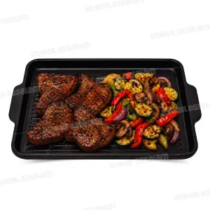PLAQUE GRILL RECTANGULAIRE 50*30CM