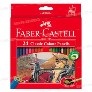24 CRAYONS DE COULEUR FABER-CASTELL
