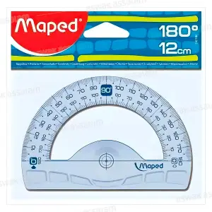 RAPPORTEUR 180° 12CM MAPED