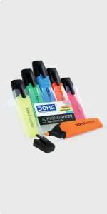 Pack de 5 surligneurs diverses couleurs – DOMS