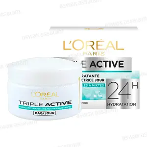 CREME HYDRATANTE JOUR TRIPLE ACTIVE PEAUX NORMALES A MIXTES POT 50ML L'OREAL