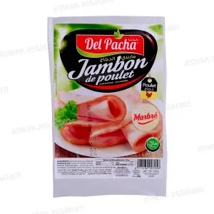 JAMBON DE POULET MARBRE 80G DEL PACHA