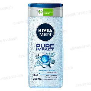 GEL DOUCHE 3 EN 1 PURE IMPACT 250ML NIVEA MEN