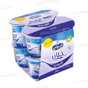 YAOURT NATURE SUCRE 8*110G PACK JNANE CHERGUI