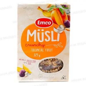 MUSLI TROPICAL FRUIT 375G EMCO
