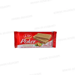 GAUFRETTES AUX NOISETTES 45G POKER