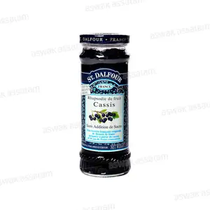 CONFITURE DE CASSIS SANS SUCRE 284G ST DALFOUR