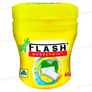 CHEWING-GUM WONDERMINT LIGHT SANS SUCRE DRAGEES 60G CARPACK FLASH