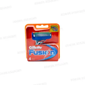 RECHARGES LAMES DE RASOIR FUSION 4 UNITES GILLETTE