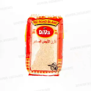 RIZ ROND BLANC 1KG DIVA