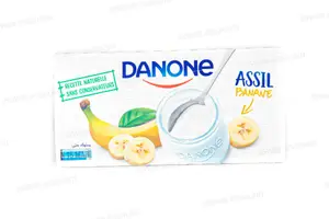 YAOURT ASSIL BANANE 8*110G PACK DANONE