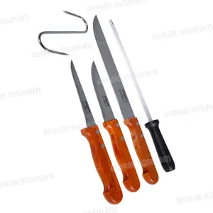5 COUTEAUX EN INOX MABROUKA/LAMACOM