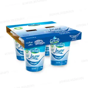 YAOURT JNANE FERME NATURE SUCRE 110G 4*110G PACK CHERGUI