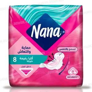 SERVIETTES HYGIENIQUES ULTRA SUPER PAQUET DE 8 NANA