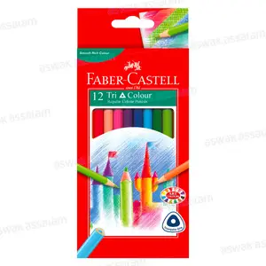 12 Crayons de Couleur Tri Faber-Castell