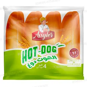PAIN HOT-DOG 4 UNITES ASSYLOR