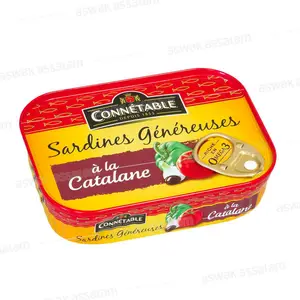 SARDINES GENEREUSES A LA CATALANE 140G CONNETABLE