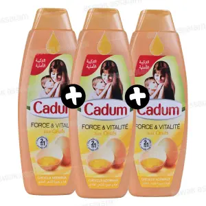 LOT DE 3 SHAMPOOINGS 190ML CADUM ( 2 ACHETES = 1 GRATUIT)