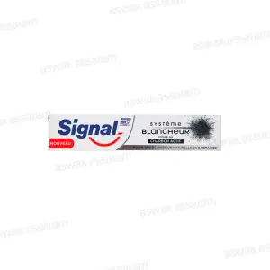 DENTIFRICE SYSTEME BLANCHEUR INFUSE AU CHARBON 75ML SIGNAL